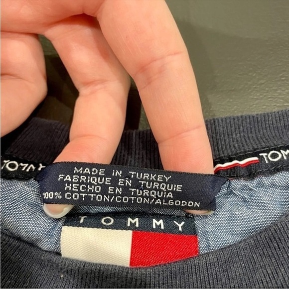 Vintage Tommy Jeans Grey T Shirt - Picture 7 of 12
